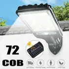 LED Solar Street Light Motion Sensor Remote Flood Lights Garden Yard Wall Lamps