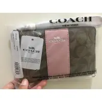 在飛比找蝦皮購物優惠-coach 錢包 小型手腕包