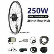 TDR 36V 250W Electric Bike Conversion Kit 26'' Rear Hub Motor Ebike DIY Set