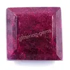 Certified Natural Big Red Ruby 691 Ct Faceted Emerald Shape Loose Gemstone 5JJN