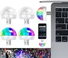 1x Mini USB Disco Ball Party Light Portable DJ Stage LED Light Strobe Party Bday