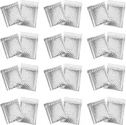 SEWACC 100Pcs Padded Bubble Mailers Self Sealing Envelopes Shockproof and Bubble Envelopes for Secure Packaging for Office Home and School Use