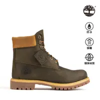 在飛比找PChome24h購物優惠-Timberland 男款橄欖棕全粒面皮革6吋防水靴|A62