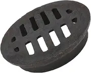 LALAFINA Outdoor Sturdy Trench Grate Sewer Cover Replaceable Iron Drainage Accessory for Outdoor Use Wastewater Prevention Urban Aesthetic Enhancement