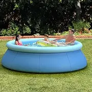 Inflatable Swimming Pool, Swimming Pool for Adults, Inflatable Top Ring Pool, Blow Up Pool for Kids, Family Pools for Backyard, Above Ground Pool