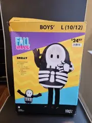 Fall Guys Skelly Halloween Costume for Children, Boys Size L (10-12)