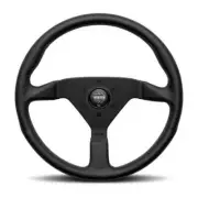 MOMO MCL32BK1B for Montecarlo Steering Wheel 320 Mm-Black Leather/Black Stitch/B