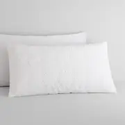 Sheridan Lennox Pillowcase Pair in White Cotton