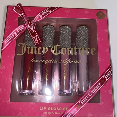 Juicy Couture Lip Gloss Set Bling Top Colors: Candy Cherry/ Sugar/ Icing