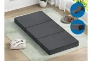 STARRY EUCALYPT Foldable Mattress Folding Foam Camping Pad with Fabric Cover Single