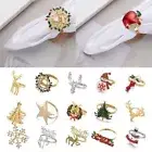 Craft Table Decoration Christmas Napkin Ring Napkin Rings Christmas Supplies