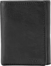 [FOSSIL] Men's Derrick Leather Executive Checkbook Wallet for Men