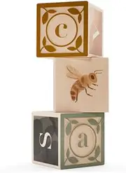 Uncle Goose Watercolor ABC Blocks - Made in The USA
