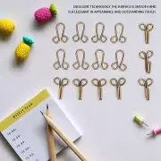 10Pcs Fur Coat Hook Fasteners Sew For Over Coat Underwear Hook Accessory(Bronze)