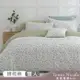 【Tonia Nicole 東妮寢飾】小葉遊100%精梳棉兩用被床包組(雙人)