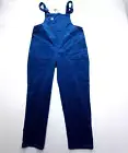 Lucy and Yak Dungaree Organic Corduroy Overalls Pants Womens 14 Blue Bib NWT