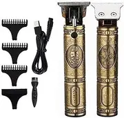 Professional Electric 0 mm Baldheaded Pro Li Outliner Grooming Trimmer Barbershop Cordless Trimmer Pro Li Outliner Grooming Trimmer for Men Barbershop Zero Gapped Gold