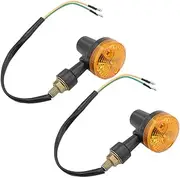 ULTECHNOVO Motocycle Essential 2pcs Halogen Indicator Lights Direction Indicator Lamp High Visibility for Bikes Motorbike Repair Shops