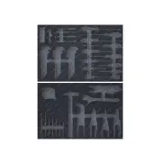 SP Tools Eva Foam Tool Storage - 2 Trays Suitable for 89 Pcs Toolkit