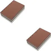 TEHAUX 2sets 6 Hole Binder Journals Planner Inserts Paper Refills Unlined Divider for A6 Binders 300sheets*2