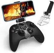 Compatible with Xbox Controller Phone Mount, Adjustable Mobile Phone Holder Compatible with Xbox Series X/S Foldable Cell Phone Clip Game Controller Support Clamp