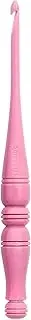 Divit Shilp Beta Ergonomic Handle Crochet Hooks | Handcrafted 7’’ Resin Crochet Hook Knitting Needle, Craft Yarn Weave | Best Gift! (Pink, 10 mm)