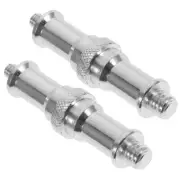 2 Pcs Light Screw Adapter Accessories Stand Screw