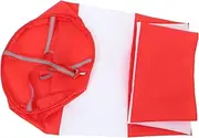 ANDRESLAD Airport Windsock Measurement Indicator Bag Oxford White Strips Wind Direction Sock for Outdoor Aviation and Construction Sites