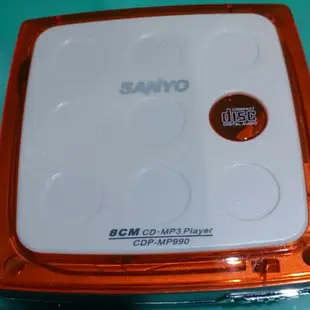 三洋 sanyo 8cm cd mp3 player cdp-mp990 隨身聽 md