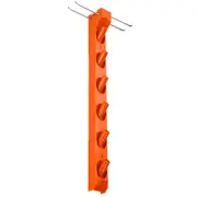 Gardena CombiSystem Wall Mounted 6-Tool Hanging Space-Saving Storage Rack