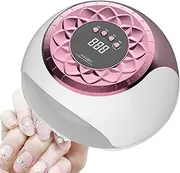 UV Nail Lamp,Small Curing Gel Light | Professional Fast Curing UV LED Nail Lamp with Timer Settings for Home Travel Salon Use