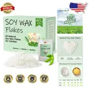 40LBS Organic Soy Wax Flakes - Pure, Additive-Free Candle Making Essential