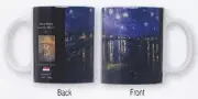 Mug Set Van Gogh Starry Night Over the Rhone 12oz 4/set By HIC (NT783)