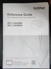 Brother MFC-J5330DW A3/A4 WiFi Colour Inkjet Printer Scanner CD And Manual Book