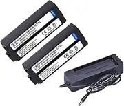 NB-CP2LH NB-CP2L Battery and Charger 1800mAh 22.2V，Compatible for Canon SELPHY NB-CP1L,CG-CP200 CP1500 CP1300 CP900 CP800 Printer Accessories(2PCS Set)