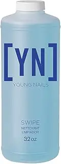 Young Nails Nail Swipe- Nail Dehydrator, Primer for Gel & Acrylic, Nail Prep Cleansing, Oil/Dust Remover for Gel Nail Polish, Acrylic Powder, 32 fl oz