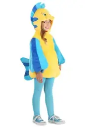 Kid's Disney Little Mermaid Flounder Costume