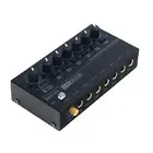 Low Noise Audio Mixer Stage Mixer Extension Compact 6 Channel Portable Stereo