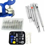 404Pcs WATCH REPAIR KIT Back Case Pin Link Spring Strap Remover Opener Tool Set