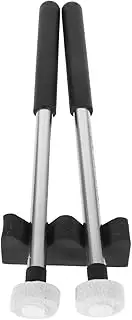 ERINGOGO 2pcs Drum Stick Singing Bowl Mallet Hand Clap Drum Sticks Sound Bowl Strikers Portable Drum Sticks Drum Accessories Percussion Instrument Mallets Drumsticks Rubber Black