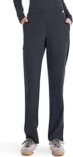 [Med Couture] Scrub Pants for Women Straight Leg Pull-On Pant with 4 Pockets Moisture Wicking & 360° Stretch - MC103