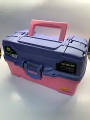 PLANO Caboodle Style Fishing Tackle Box Model: 6202-92 Pink/Periwinkle NEW