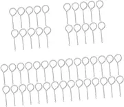 SEWOART 50 Pcs Fire Extinguisher Latch Fire Extingusiher Safety Pin Screws Supplies Fire Extinguisher Pin Handle Electrical Mini Fire Extinguishers Seat Covers Kit Eye Bolts Iron Silver