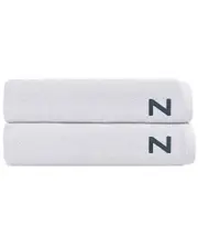 DePera Home Set of 2 Puresoft Monogrammed Turkish Bath Sheets