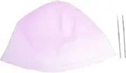 LOORGVEL 1set Professional Silicone Hair Dyeing Cap with Crochet Hooks Reusable Highlighting Tool for Easy Hair Coloring Comfortable Fit for Salon Use