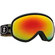Electric Visual Mesher Camo + BL Snowboarding Goggles (Brose / Red Chrome)