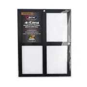 1 BCW Black Border Magnetic 35pt. Standard Sized 4-Card Holder