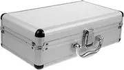 LIFKOME Portable Aluminum Alloy Cosmetic Case with Handle Multifunctional Tool Organizer Box for Home Garage and Travel Durable and Sturdy Storage with Capacity