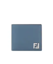 Fendi FF Squared Bi-Fold Wallet One size Brown, light blue