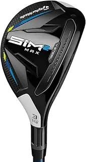[TaylorMade] SiM 2 Max Rescue Mens Left Hand Graphite Regular Rescue 3-19 Degree, Black/White